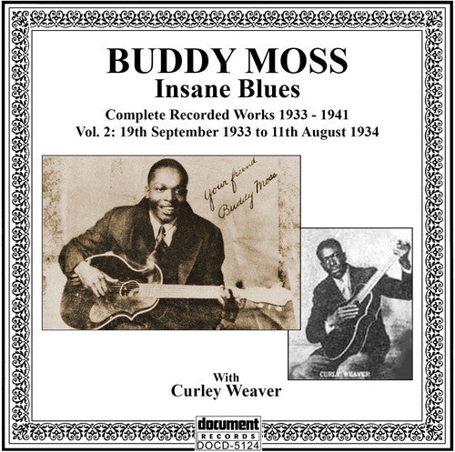 Buddy Moss: Complete Recorded Works 1933-1941: Volume 2 - COMPACT DISCS