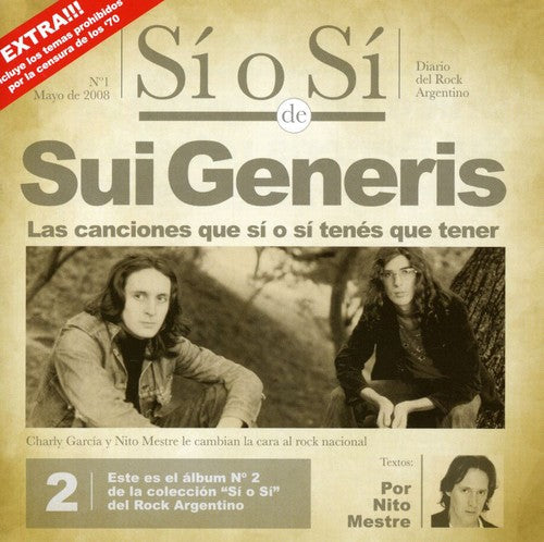 Sui Generis: Si O Si: Diario Del Rock Argentino - COMPACT DISCS