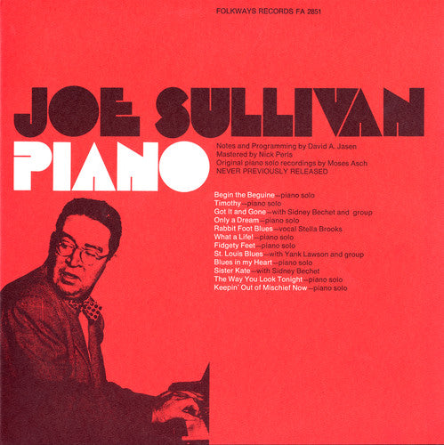 Joe Sullivan: The Musical Moods of Joe Sullivan: Piano - COMPACT DISCS