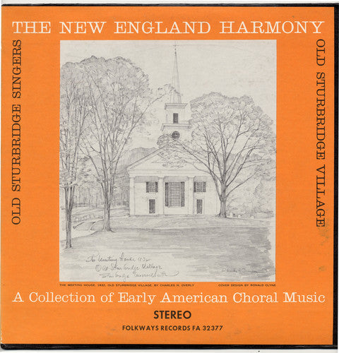 Old Sturbridge Singers: New England Harmony: Early American Choral - COMPACT DISCS