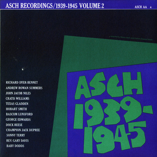 Various Artists: Asch Recordings 2 1939-45 / Various - COMPACT DISCS