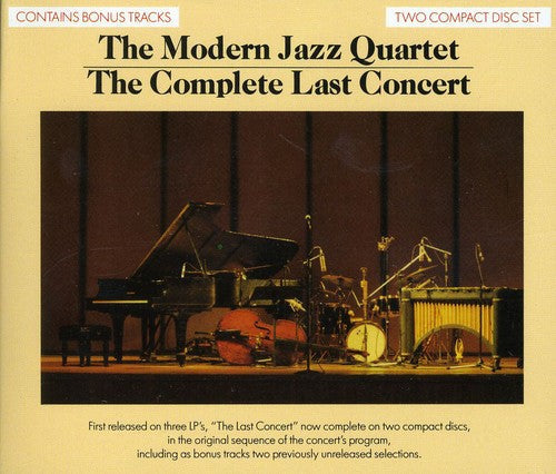 The Modern Jazz Quartet: Complete Last Concert - COMPACT DISCS