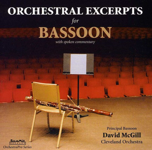 David McGill: Orchestral Excerpts for Bassoon - COMPACT DISCS