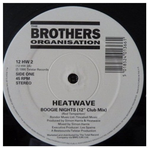 Heatwave: Boogie Nights/Too Hot To Handle - 12-INCH SINGLE