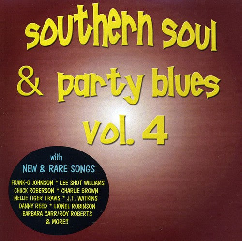 Various Artists: Southern Soul and Party Blues, Vol. 4 - COMPACT DISCS