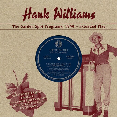 Hank Williams: Garden Spot Programs 1950 - VINYL LP