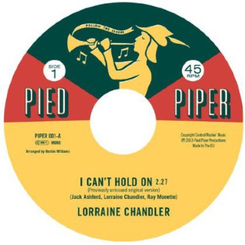Chandler, Lorraine / Hesitations: I Can't Hold on / I'm Not Built That Way - 7-INCH SINGLE