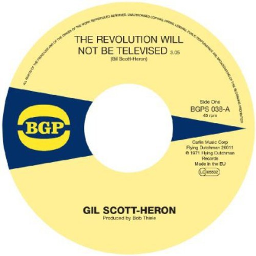 Gil Scott-Heron: Revolution Will Not Be Televised / Home Is Where - 7-INCH SINGLE