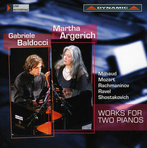 Gabriele Baldocci: Baldocci & Argerich Play Works for Two Pianos - COMPACT DISCS