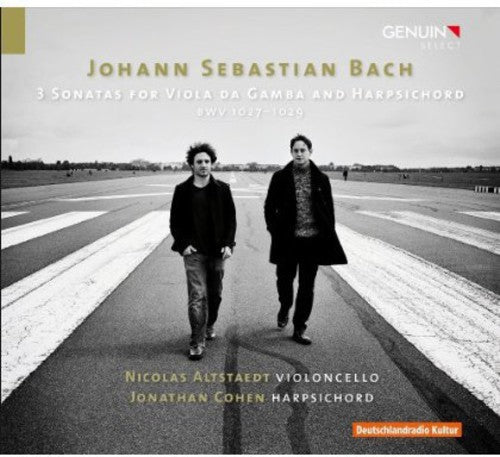 Nicolas Altstaedt: 3 Sonatas for Viola Da Gamba & Harpsichord - COMPACT DISCS