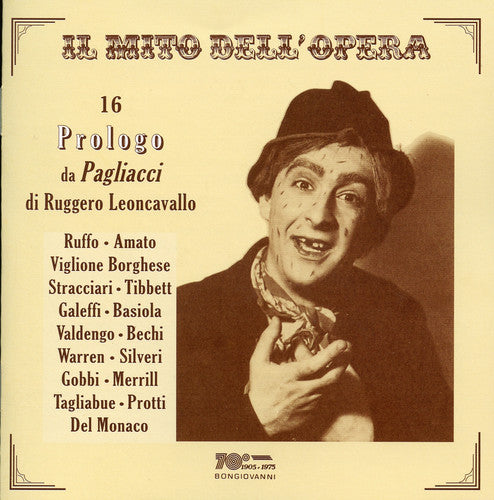 R. Leoncavallo: 16 Prologo Da Pagliacci Di Leoncavallo - COMPACT DISCS