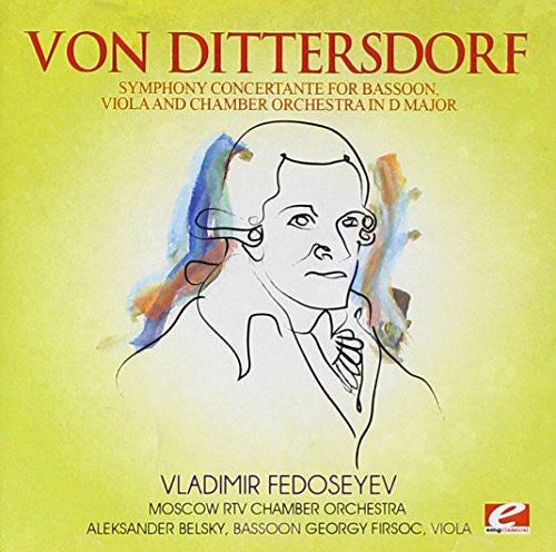 Dittersdorf: Symphony Concertante Bassoon Viola & Chamber Orch - COMPACT DISCS