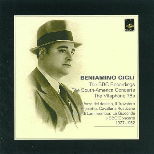 Various Artists: Beniamino Gigli: BBC Recordings / Various - COMPACT DISCS