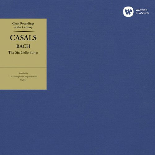 Pablo Casals: J.S.Bach: Unacconpanied Cello Suites - COMPACT DISCS