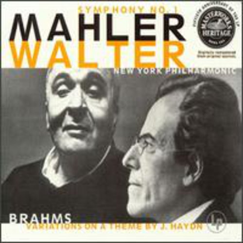 Mahler / Brahms / Walter / Nyp: Symphony 1 / Variations on a Theme By Haydn - COMPACT DISCS