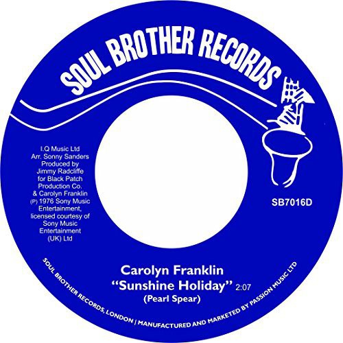 Carolyn Franklin: Sunshine Holiday / Deal with It - 7-INCH SINGLE