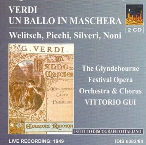 Verdi / Alan / Loring / Noni: Un Ballo in Mascher - COMPACT DISCS
