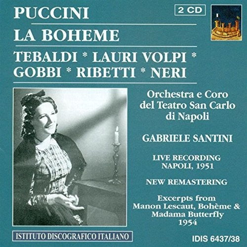 Puccini / Avolanti / Bandioli / Di Stefano: Boheme (La) - COMPACT DISCS