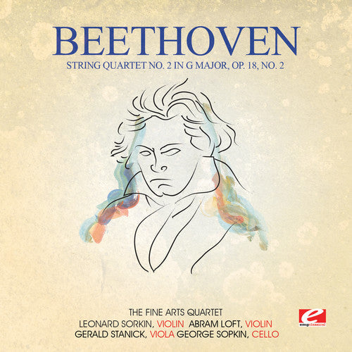 Beethoven / Fine Arts Quartet: String Quartet No. 2 in G Major Op. 18 No. 2 - COMPACT DISCS