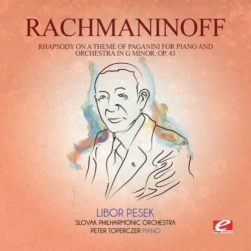 Rachmaninoff: Rhapsody on Theme Paganini Piano & Orch G Min - COMPACT DISCS