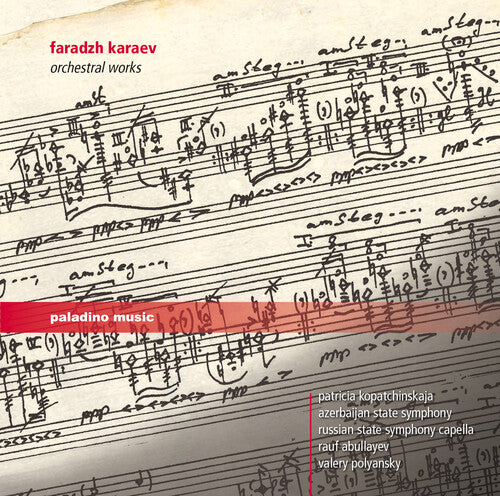Karaev / Azerbaijan State Symphony Orchestra: Faradzh Karaev: Orchestral Works - COMPACT DISCS