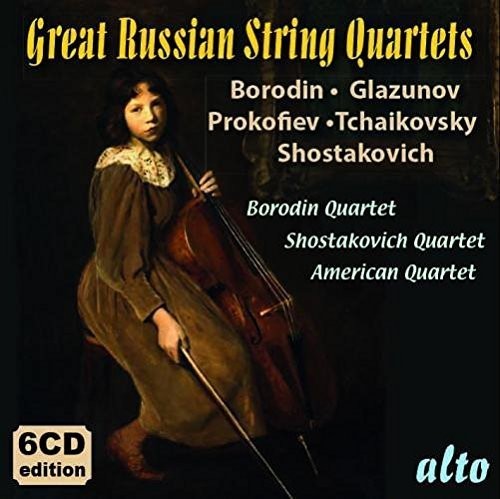Borodin Quartet / Shostakovich Quartet / American: Great Russian String Quartets - COMPACT DISCS