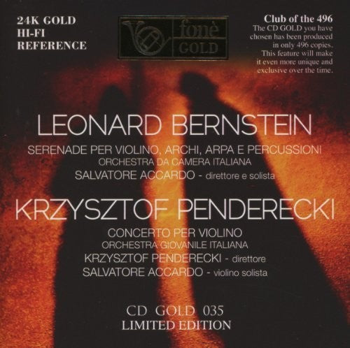 Leonard Bernstein: Krzysztof Penderecki (24 K Gold) - COMPACT DISCS