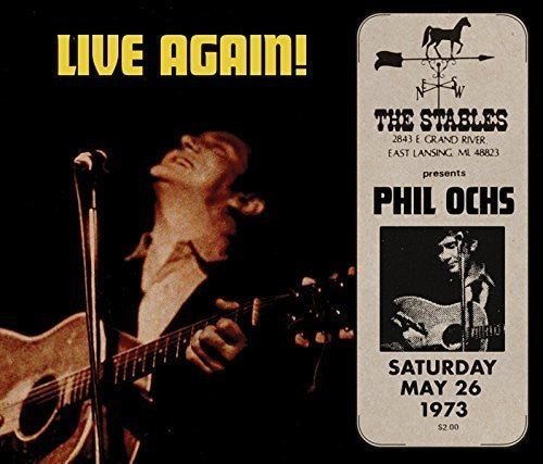Phil Ochs: Live Again! - COMPACT DISCS