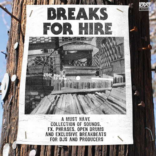 DJ Mekalek X K-Def: Breaks For Hire - 7-INCH SINGLE