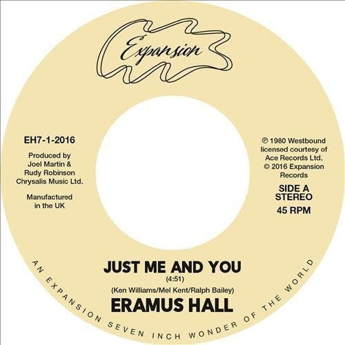 Eramus Hall: Just Me & You / Your Love Is My Desire - 7-INCH SINGLE