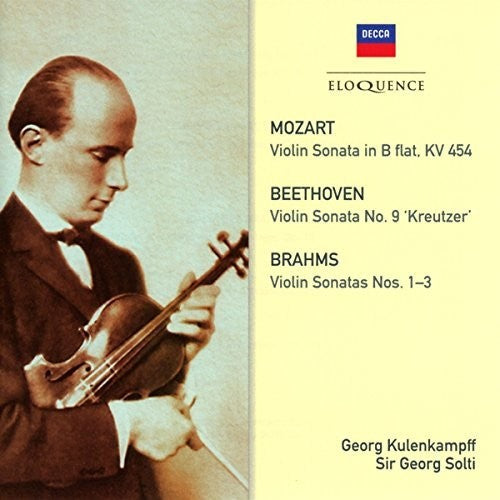 Georg Kulenkampff: Beethoven Mozart Brahms: Violin Sonatas - COMPACT DISCS