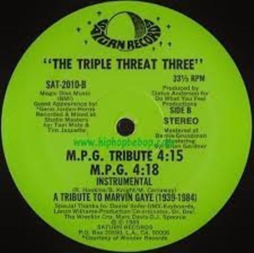 Triple Threat Three: M.p.g. Rap (marvin Gaye Tribute) - VINYL LP