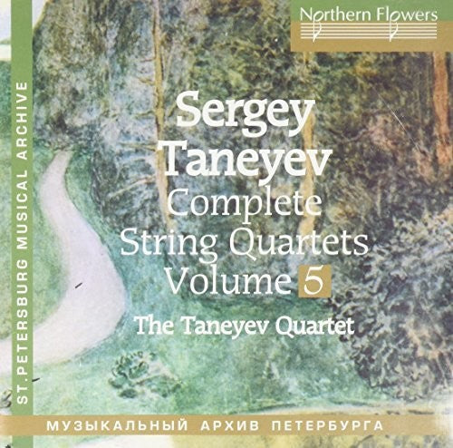 Taneyev String Quartet: Taneyev: Complete String Quartets 5 No. 2 - COMPACT DISCS
