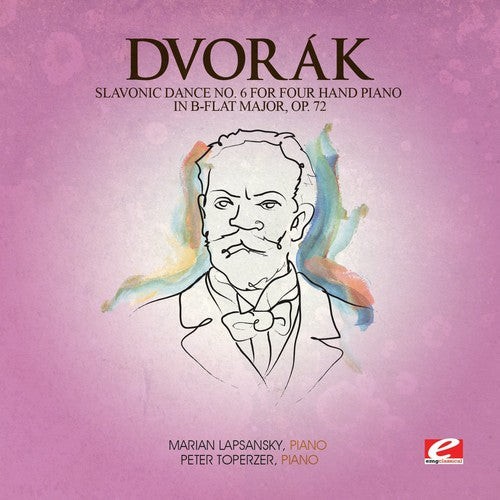 Dvorak: Slavonic Dance 6 Four Hand Piano B-Flat Maj 72 - COMPACT DISCS