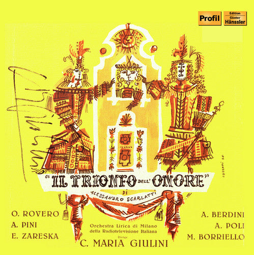 Scarlatti / Orchestra Lirica Di Milano: Alessandro Scarlatti: Il Trionfo Dell'Onore - COMPACT DISCS