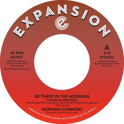 Norman Connors: Be There In The Morning / I Don't Need Nobody Else - 7-INCH SINGLE