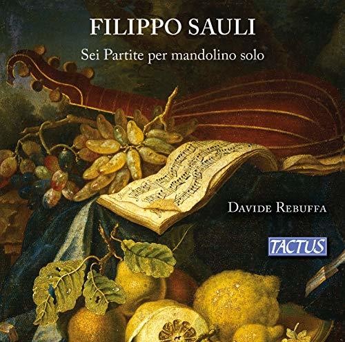 Sauli / Rebuffa: Six Partitas for Solo Mandolin - COMPACT DISCS