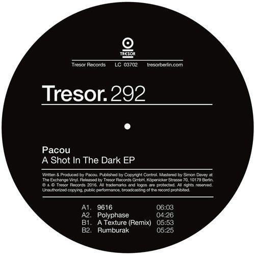 Pacou: Shot In The Dark - 12-INCH SINGLE