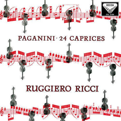 Ruggiero Ricci: Paganini: 24 Caprices Op. 1 - VINYL LP
