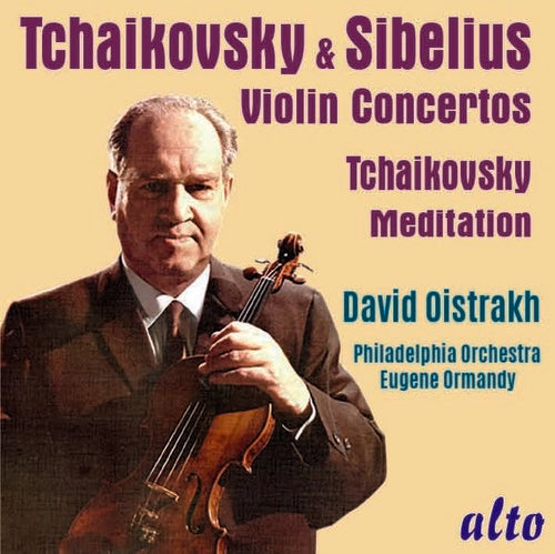 Oistrakh, David / Philadelphia Orchestra: Tchaikovsky & Sibelius Violin Concertos Meditation from Souvenir d'un - COMPACT DISCS