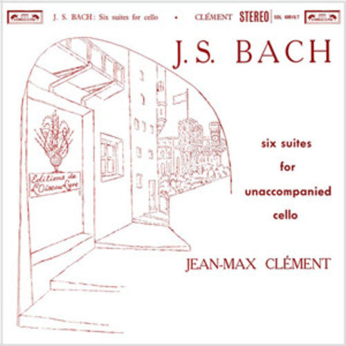 Jean-Max Clement: Bach Six Suites For Unaccompanied Cello - VINYL LP
