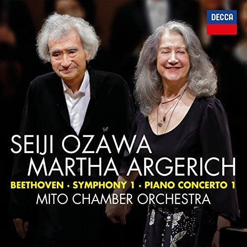 Beethoven / Argerich / Mito Chamber Orch / Ozawa: Symphony No 1 in C / Piano Concerto No 1 in C - COMPACT DISCS