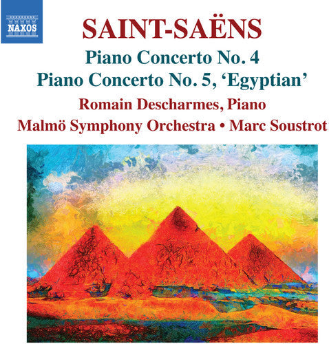 Saens / Descharmes / Soustrot: Piano Concertos 4 & 5 - COMPACT DISCS