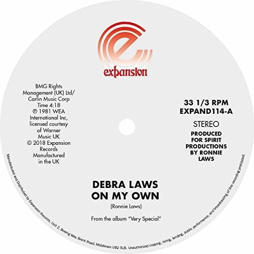 Debra Laws: On My Own / Very Special - 12-INCH SINGLE