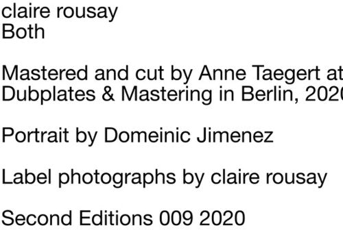Rousay, Claire: Both - VINYL LP