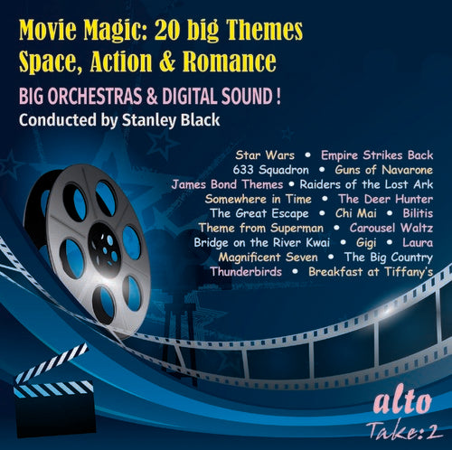 London Symphony & Stanley Black Orchestra: Movie Magic: 20 Big Themes Space Action & Romance - COMPACT DISCS