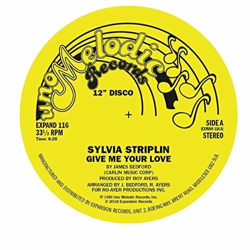 Sylvia Striplin: Give Me Your Love / You Can't Turn Me Away - 12-INCH SINGLE