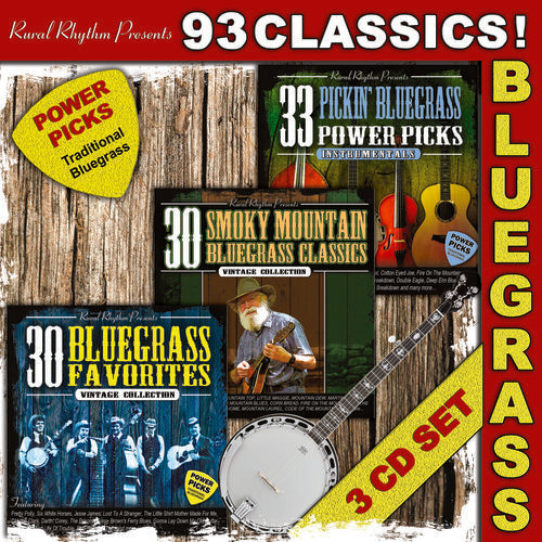 Various Artists: 93 Classics ! Bluegrass - Power Picks (Various Artists) - COMPACT DISCS
