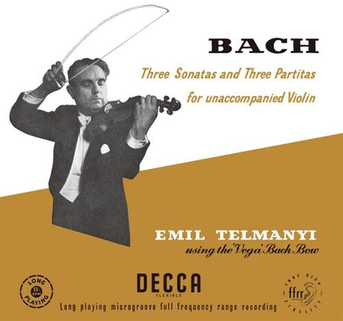 Emil Talmanyi: Three Sonatas & Three Partitas For Unaccompanied Violin (J.S. Bach) - VINYL LP