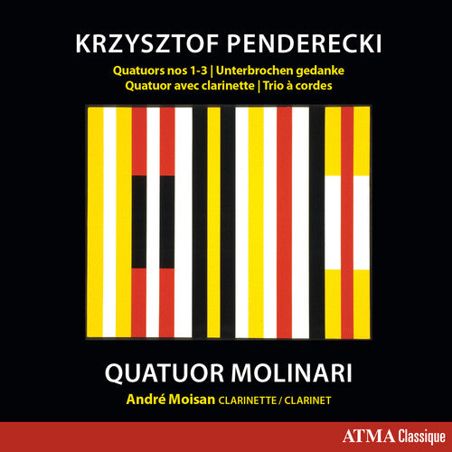 Penderecki / Quatuor Molinari / Moisan: Quatuors 1-3 - COMPACT DISCS